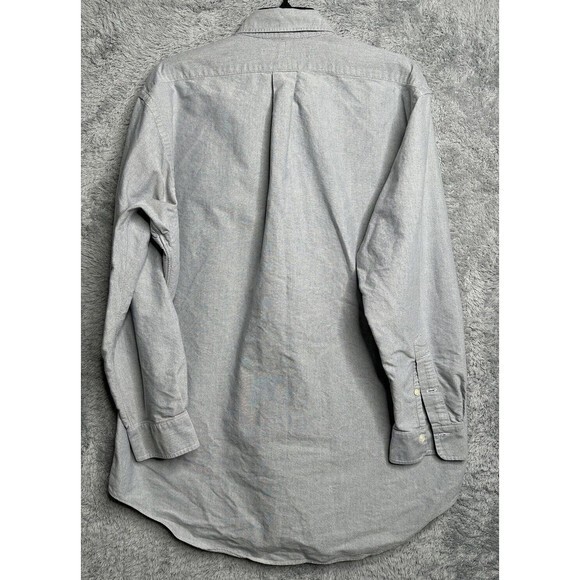 Ralph Lauren The Iconic Button Down Pin Point Oxford in Yellow Size 16 (33) - Picture 8 of 8